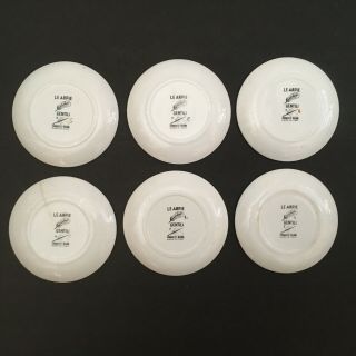 FORNASETTI L’Arpie Gentili Coasters Small Plates - set of 6/5 Designs Lady Birds 9