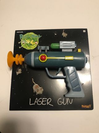 Adult Swim Rick And Morty Laser Gun W Lights And Sound Batteries 2