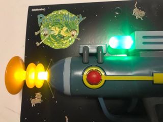 Adult Swim Rick And Morty Laser Gun W Lights And Sound Batteries 7