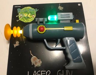 Adult Swim Rick And Morty Laser Gun W Lights And Sound Batteries 8