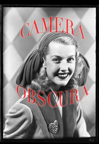 3 Glass Black & White 5x7 " Carbro Photo Negative Of Anita Louise 1941