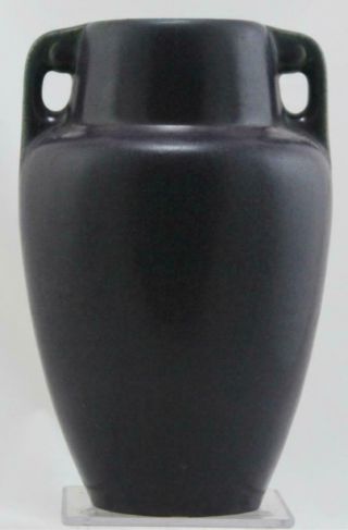 Fulper 9 " Handled Vase In Deep Purple Glazes C1917 - 34 Factory F319