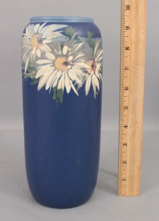 Antique Weller Arts & Crafts Hand Painted Hudson Daisy Flower Art Pottery Vase