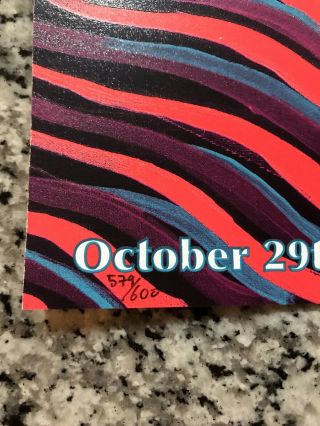 Alex Grey TOOL Poster BOK Center Oct 29,  2019 Concert Poster. 5