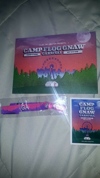 Camp Flog Gnaw Ticket 2019.  Tyler The Creator.  2 Day General Admission