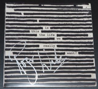 Roger Waters – Signed Is This The Life We Really Want Album Cover