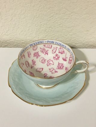 Paragon Fortune Telling Teacup & Saucer - 1938