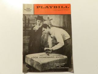 Look Homeward Angel June 16 1958 Ethel Barrymore Theatre Anthony Perkins