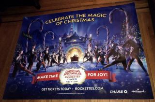 Radio City Music Hall Rockettes 5ft Subway Poster 1 2018 Christmas Spectacular