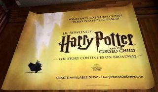 Harry Potter And The Cursed Child Play Broadway Ny Nyc 5ft Subway Poster