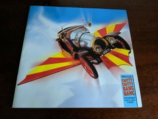 Chitty Chitty Bang Bang Broadway Theater Program With Car Cut Out