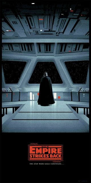 Matt Ferguson Empire Strikes Back Star Wars Saga Poster Jedi Han Solo Kylo Ren