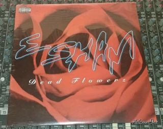 Rare Esham 12 " Dead Flowerz Vinyl Record 1996 Rlp Detroit Natas Juggalo