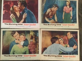 The Burning Hills Set Of 7 Lobby Cards