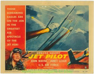 Jet Pilot Lobby Card Size 11x14 Inch Movie Poster John Wayne 3 Different Card 
