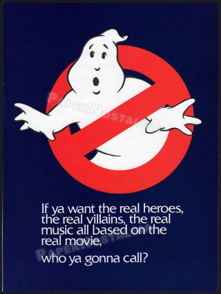 THE REAL GHOSTBUSTERS_Original 1986 3pg Trade AD / TV series announcement promo 2
