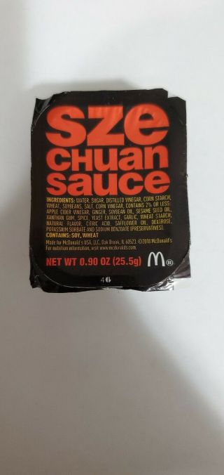 Mcdonalds Szechuan Sauce Rick And Morty 40 Sauce Pack Limited Edition Charity