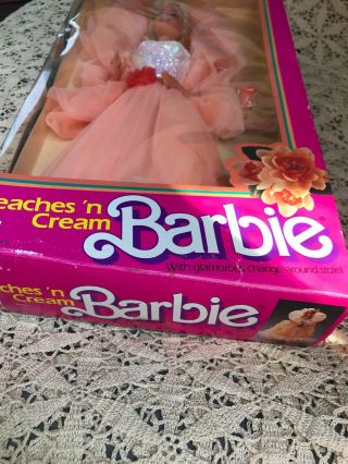 Vintage Barbie Peaches N Cream Doll 7926 Mattel 1984 Never Removed From Box 2