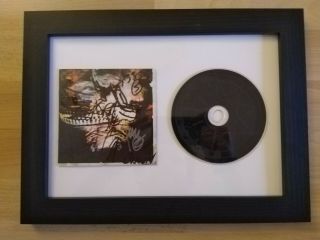 Signed Autographed Slipknot Subliminal Verses Cd Artwork - Framed