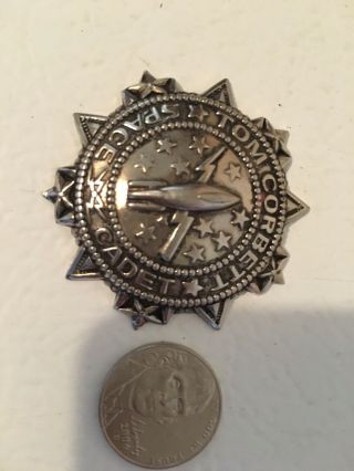 Tom Corbett Space Cadet metal badge From The 1950’s Out Of Kit 2