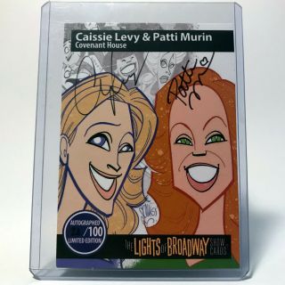 Rare Lights Of Broadway Signed,  Caissie Levy & Patti Murin Giving Back