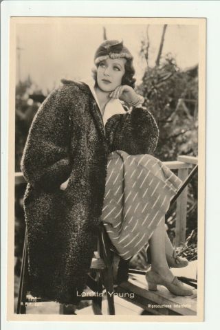 Loretta Young 1930s Photo Postcard