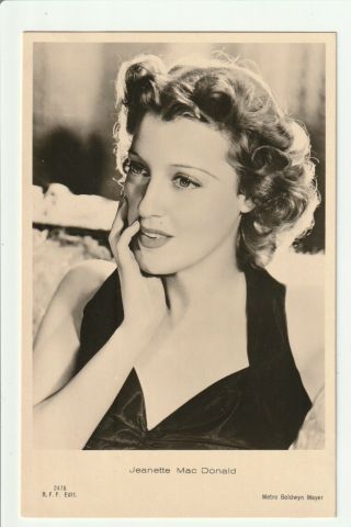 Jeanette Macdonald 1930s Photo Postcard