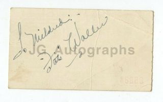 Fats Waller - American Jazz Musician - Authentic Autograph