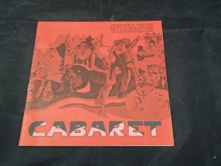 Stage Program Fisher Theatre - Cabaret 1968 Vintage Detroit Mi Car Ads