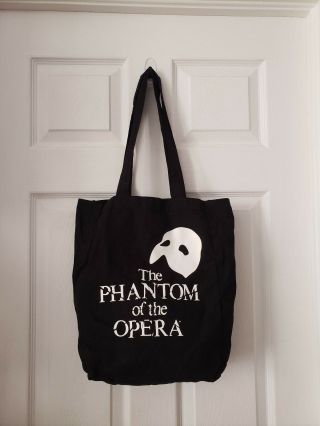 Phantom Of The Opera Black Tote Bag