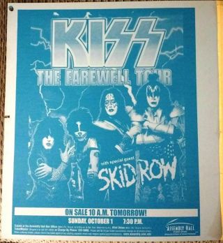 Kiss Newspaper Printing Plate One Of A Kind Rarer Than Rare Own It Today
