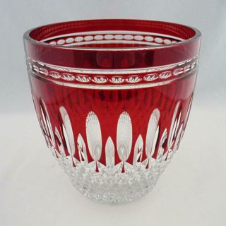 Waterford - Clarendon Ice Bucket - Ruby Red -
