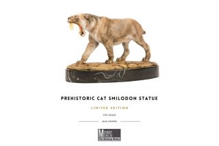 Memory Museum X The Alchemy 1/15 Smilodon Statue Pure Type