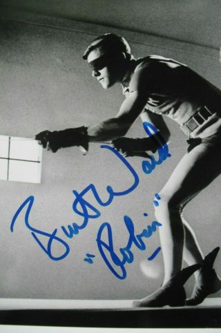 BATMAN series photo signed by ADAM WEST and BURT WARD Robin,  with,  8 
