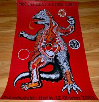King Gizzard And The Lizard Wizard Berlin Germany Poster 10/12/2019 Nm