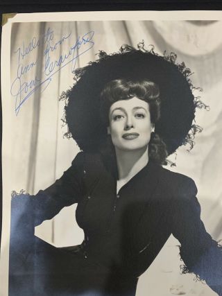 Joan Crawford Signed Photo