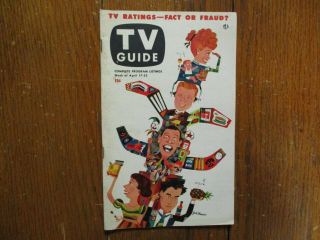 April 17 - 1953 Tv Guide (lucille Ball/dorothy Collins/nancy Guild/peter Lind Hayes