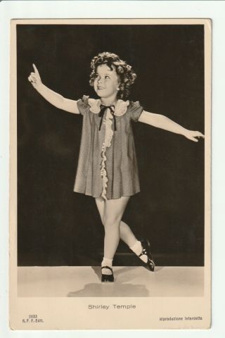 Shirley Temple 1930s Photo Postcard