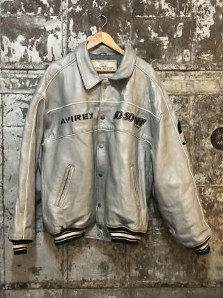 Vintage Avirex So So Def Recordings Freaknic Leather Jacket