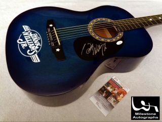 Hank Williams Jr.  Autographed Signed Acoustic Guitar W/ Jsa -