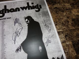 The Afghan Whigs Rare Band Signed Autographed Concert Show Poster Greg Dulli 3