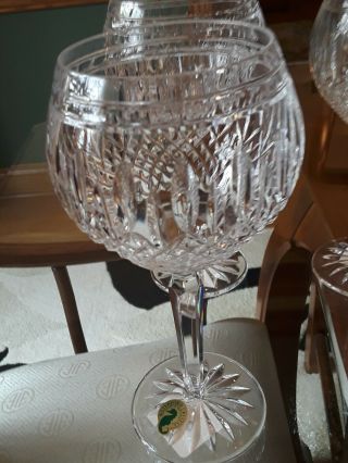 WATERFORD CRYSTAL CLARENDON OVERSIZED WINE GLASSES IRELAND 2