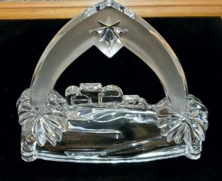 Waterford Crystal Marquis Nativity Set 10 Piece Set 9