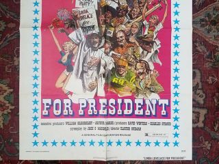 LINDA LOVELACE FOR PRESIDENT 1975 Movie Poster Folded 3