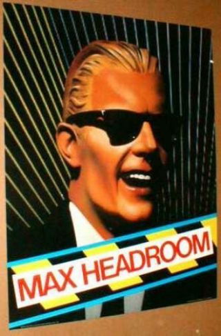 Max Headroom 1986 Poster Near