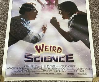 1985 WEIRD SCIENCE Movie Poster,  Rolled,  27x41 2