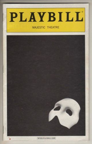 Hugh Panaro " Phantom Of The Opera " Playbill 2005 Sandra Joseph Broadway