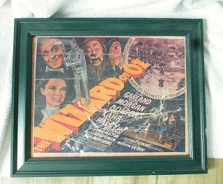 Vintage Wizard Of Oz 1939 Movie Poster Framed - Imperfect