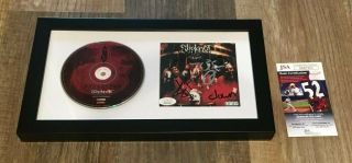 Slipknot Signed Framed And Matted Cd (signed By 5) Jsa Rare