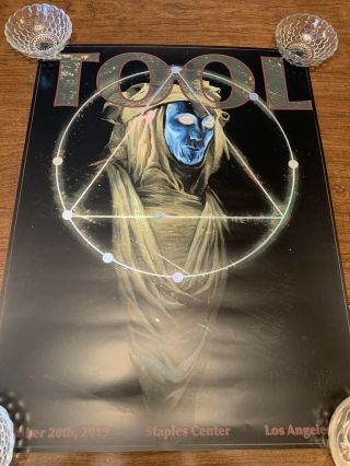 Tool 2019 Tour Poster Foil La Staples Center Ca X/650